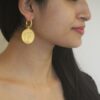 Cleopatra Coin Hoops 